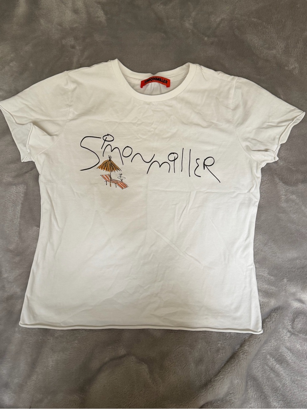 Simon Miller White Logo Graphic Tee
